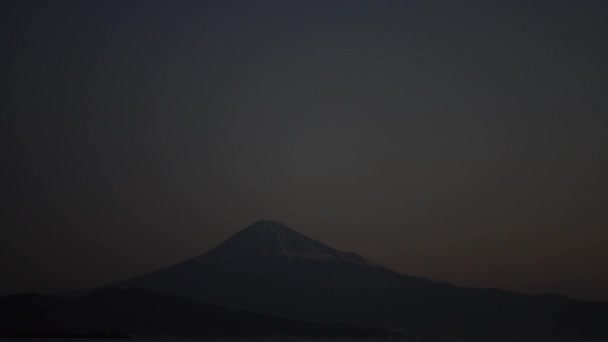 Mount Fuji Napkeltekor — Stock videók
