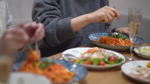 Evde Yemek Kadın — Stok video