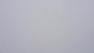 Düşen kar görüntüsü