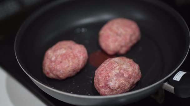 Jak Gotować Hamburgera — Wideo stockowe