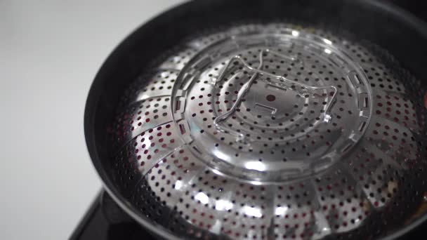 如何制作煮熟的红辣椒 — 图库视频影像