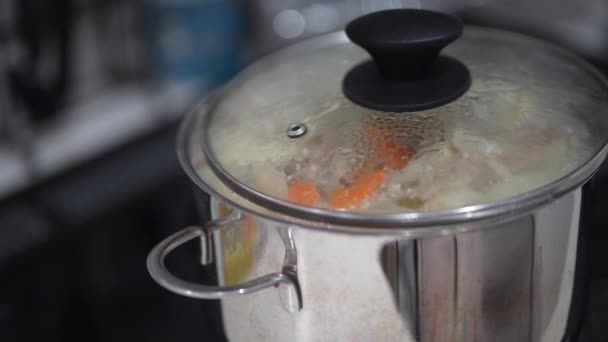 Cómo Hervir Los Ingredientes Curry — Vídeos de Stock