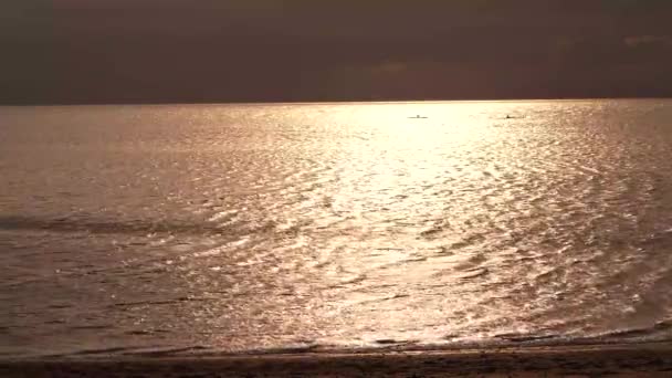 Piękne Wybrzeże Wieczorem — Wideo stockowe