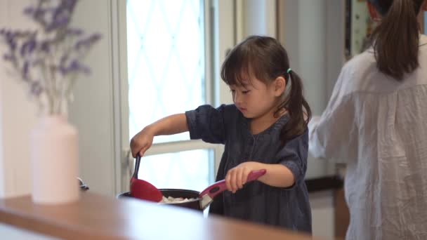 Parent Child Cooking — Stock videók
