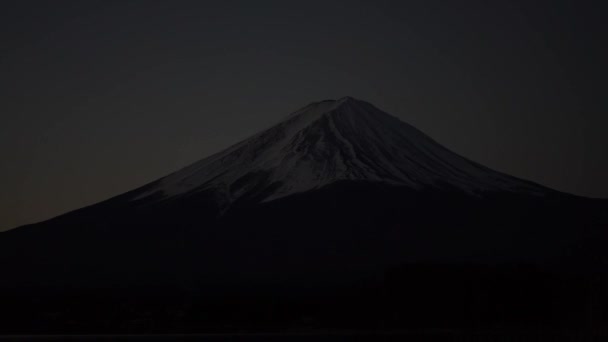 Fuji Bei Sonnenaufgang — Stockvideo