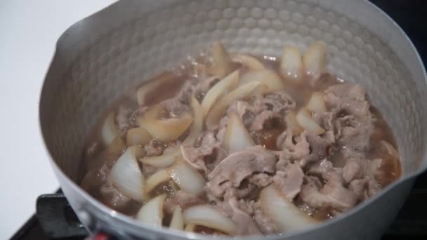 怎样做牛肉碗 — 图库视频影像