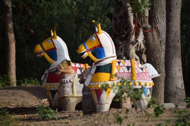 Tapınaktaki Terra Cotta Atı