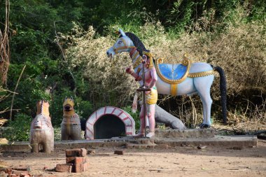 Tapınaktaki Terra Cotta Atı