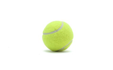 Tenis topu beyaz arkaplanda izole
