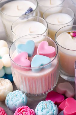 Assorted Soy Wax Candles, Handmade Aroma Candles