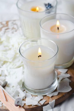 Soy Candles and Soy Wax, Natural Handmade Scented Candles in Glasses