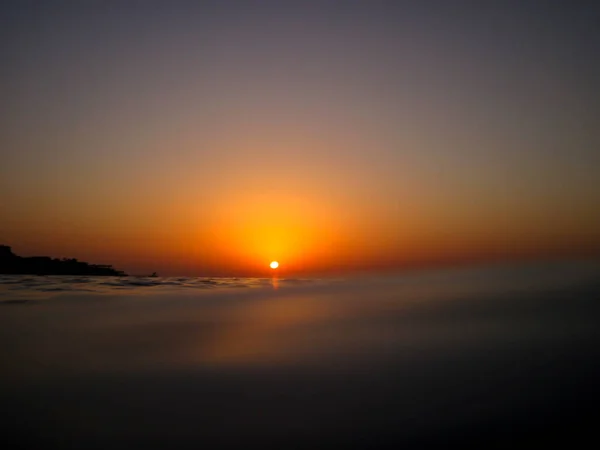 紅海を見下ろす美しい夕日 フルガダ エジプト — ストック写真