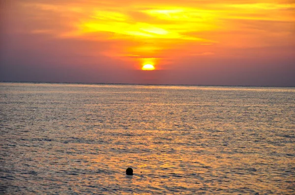 stock image Beautiful sunset on the Red Sea, Sharm El Sheikh, Egypt