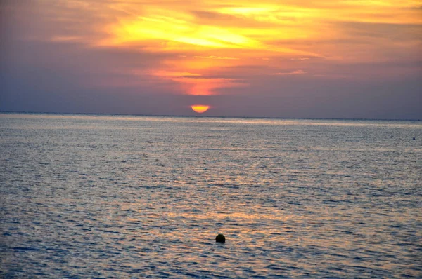 Beautiful Sunset Red Sea Sharm Sheikh Egypt — Stock Photo, Image
