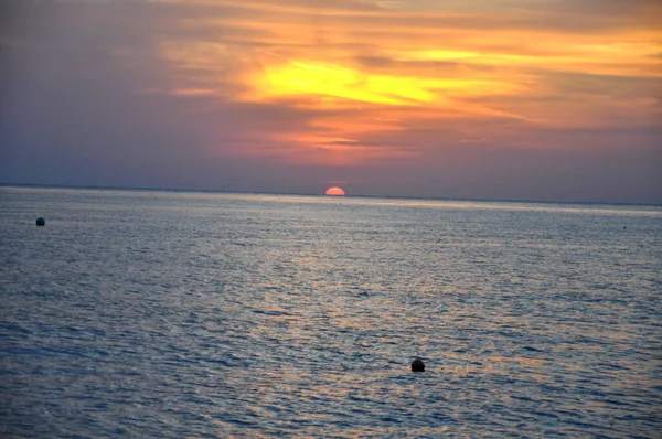 Beautiful Sunset Red Sea Sharm Sheikh Egypt — Stock Photo, Image