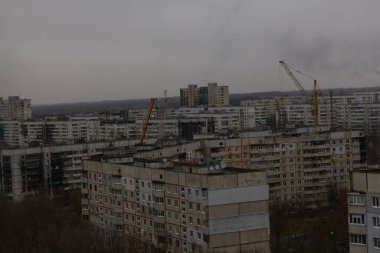 Rus birlikleri tarafından Kuzey Saltovka 'yı yok edildi, 2022 Savaşı, Harkiv, Ukrayna