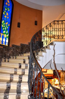 Mısırlı otelin renkli toprakları. Şeyh Sharm