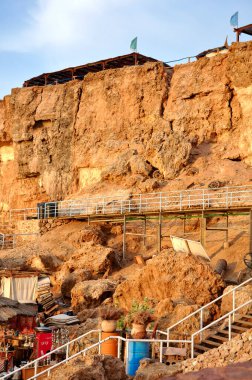 Mısırlı otelin renkli toprakları. Şeyh Sharm