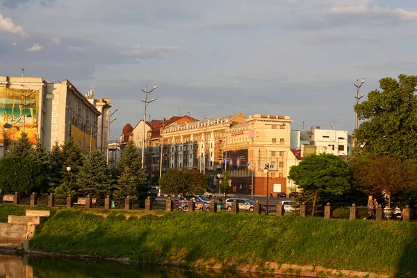 Κέντρο Του Kharkov Την Άνοιξη Ακτίνες Του Μαΐου Του Ήλιου — Φωτογραφία Αρχείου