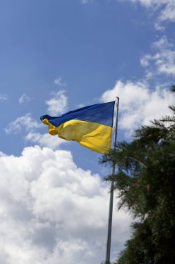 Avrupa 'nın en uzun bayrak direği Ukrayna' nın Kharkiv kentindedir. Ukrayna bayrağı