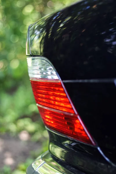 Taillight Carro Velho Preto — Fotografia de Stock