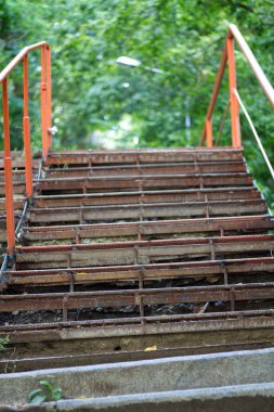 Kharkov 'da Vesnin' in inişi merdivenleri yokuş yukarı