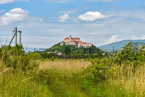 Palanok Kalesi veya Mukachevo Kalesi ve tarlaları