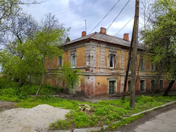 Poltava市中心的旧建筑 — 图库照片