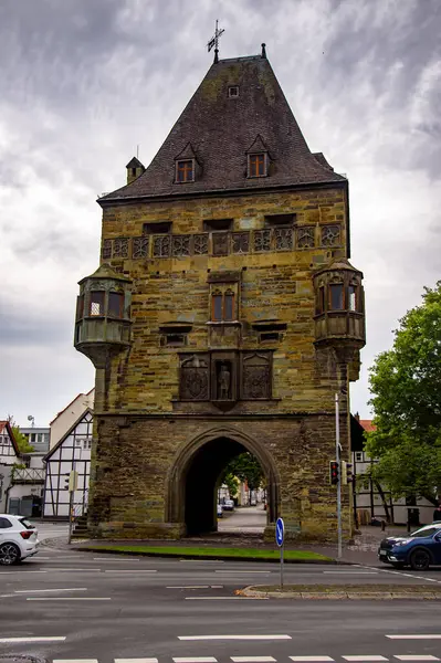 Osthofentor Şehir Duvarında, Soest, Westphalia, Almanya, Avrupa