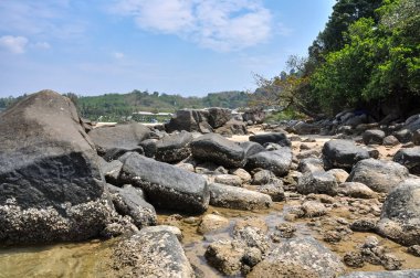 Phuket adasında okyanus kıyısı