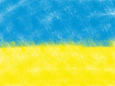  Görüntü desenli. Ukrayna bayrağı, illüstrasyon