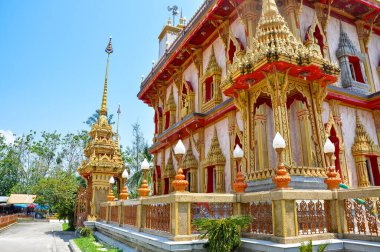 Chalong Tapınağı. Tayland 'daki Budist Tapınağı