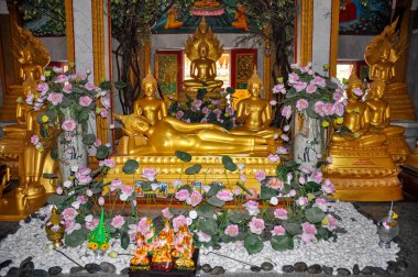 Chalong Tapınağı. Tayland 'daki Budist Tapınağı