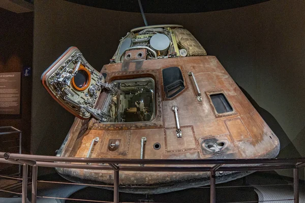 Space Capsule Command Module Apollo Missions Kennedy Space Center — Stock Photo, Image