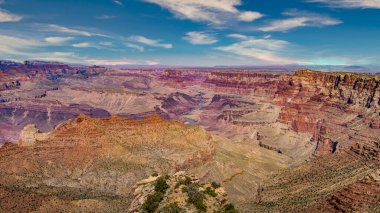 Arizona 'daki Büyük Kanyon' un güneyinden bir manzara.