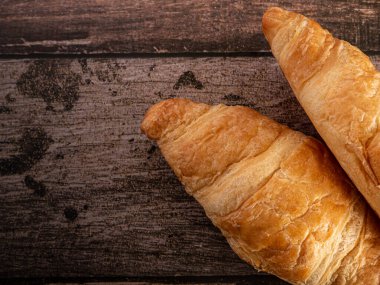 Ay çöreği yemek konsepti için yakın çekim görüntüsü 