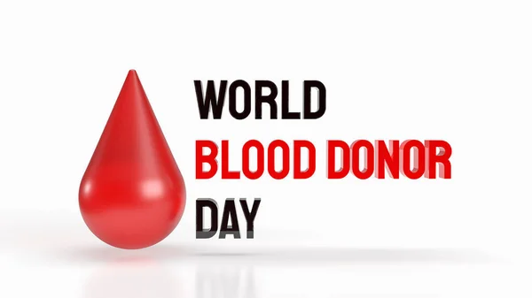 Dünya Kan Bağışı Günü Haziran Kutlanan Küresel Bir Etkinliktir Günün — Stok fotoğraf