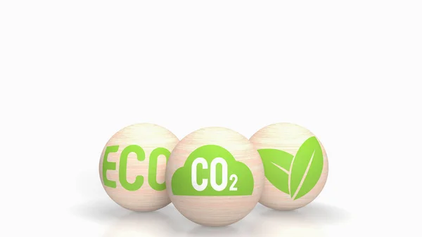 Co2 Eller Koldioxid Färglös Och Luktfri Gas Som Naturlig Del — Stockfoto