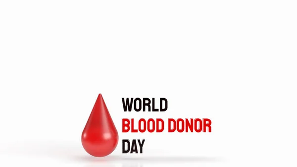 World Blood Donor Day Annual Global Event Observed June 14Th — Stock Photo, Image