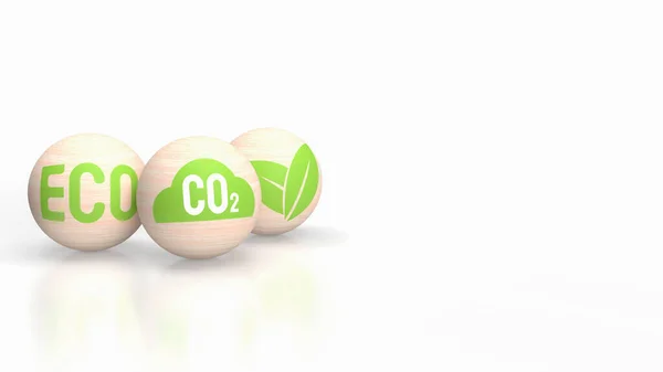 Co2 Eller Koldioxid Färglös Och Luktfri Gas Som Naturlig Del — Stockfoto