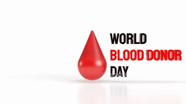 Dünya Kan Bağışı Günü Haziran Kutlanan Küresel Bir Etkinliktir Günün — Stok fotoğraf