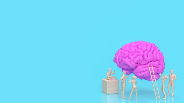 Beynin Yaratıcı Süreci Sorunlara Yeni Fikirler Sezgiler Çözümler Üretmek Için — Stok fotoğraf