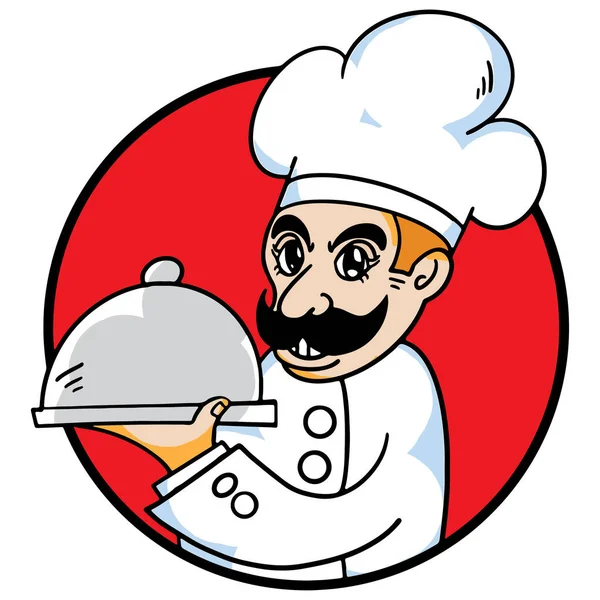 Şefler Yemek Hazırlama Planlama Yürütmeden Mutfak Personelini Yönetmekten Yiyeceklerin Estetik — Stok Vektör
