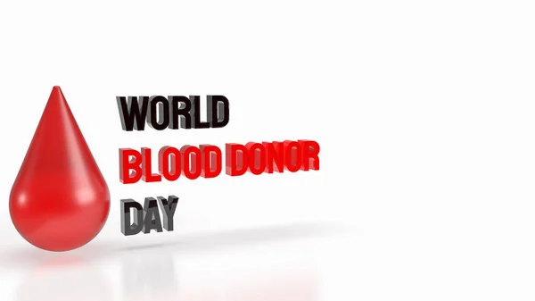 World Blood Donor Day Annual Global Event Observed June 14Th — Stock Photo, Image