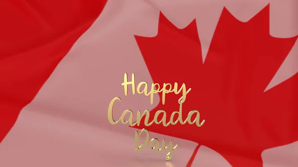 День Канады Является Национальным Праздником Отмечается Канаде Июля Каждый Год — стоковое фото