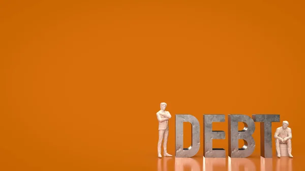 Dívida Principalmente Acumulada Através Contracção Empréstimos Públicos Para Financiar Défices — Fotografia de Stock