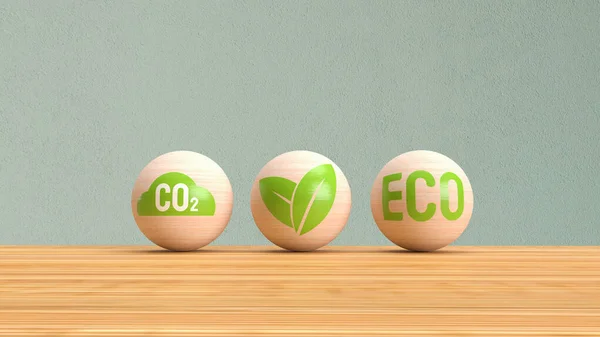 Termine Eco Una Forma Abbreviata Ecosistema Ecosistema Che Riferisce Allo — Foto Stock