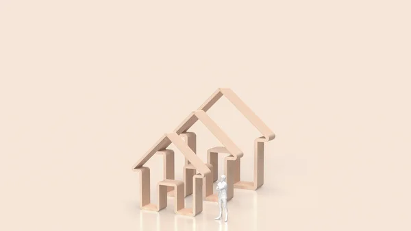 Unter Immobilien Versteht Man Das Eigentum Das Aus Land Gebäuden — Stockfoto