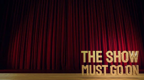 The show must go on is a well known phrase that originated in the world of theater entertainment. represents determination and commitment to continue with a performance or event despite any challenges