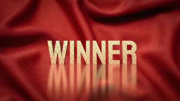 Vítězem Jednotlivec Nebo Tým Který Zvítězí Nebo Dosáhne Úspěchu Soutěži — Stock fotografie